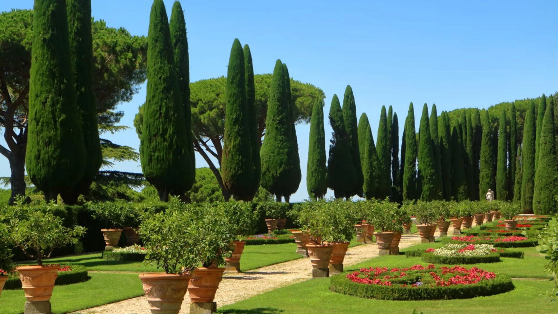 Ogrody papieskie w Castel Gandolfo